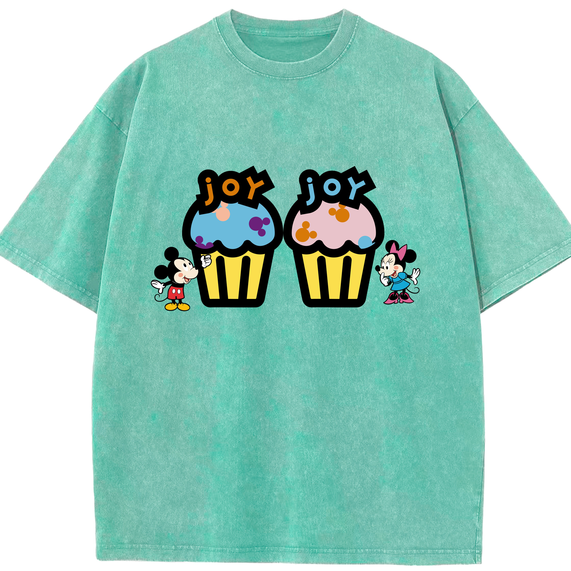 （画像用） ミッキーマウス Mickey Mouse 綿100% ヴィンテージ風 半袖Tシャツ（フロントプリント）